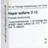 Hepar Sulfuris D12 Dhu 20 ml Dilution