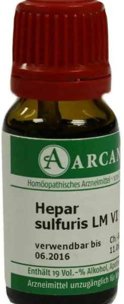 Hepar Sulfuris Lm 6 Dilution 10 ml