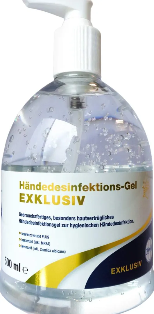 Händedesinfektion Gel Exklusiv Param 500 ml