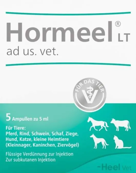 Hormeel Lt Ad Us. vet. 5 X 5 ml Ampullen