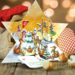 H&S Adventskalender Stern Filterbeutel 24 Stück