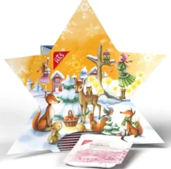 H&S Adventskalender Stern Filterbeutel 24 Stück