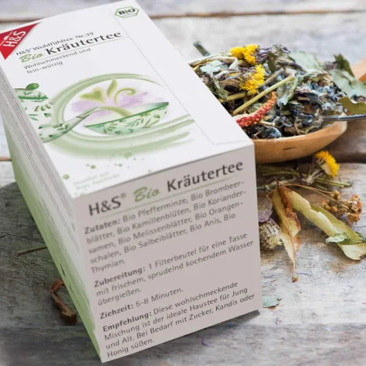 H&S Bio Kräutertee Filterbeutel 20 X 1,5 G