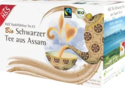 H&S Bio Schwarzer Tee Aus Assam 20 Filterbeutel
