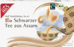 H&S Bio Schwarzer Tee Aus Assam 20 Filterbeutel