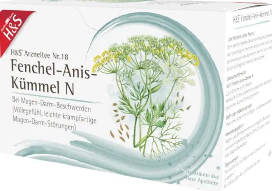 H&S Fenchel-Anis-Kümmel N 20 Filterbeutel