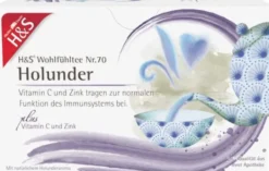 H&S Holunder M.Vitamin C und Zink Filterbeutel 20 X 2,5 G