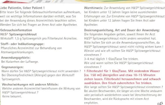 H&S Spitzwegerichkraut 20 Filterbeutel