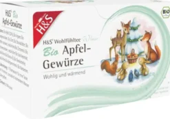 H&S Wintertee Bio Apfel-Gewürze 20 X 2 G Filterbeutel