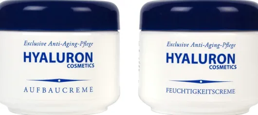 Hyaluron Antifalten Aufbaucreme und Feuchtigkeitscreme 2 x 125 ml