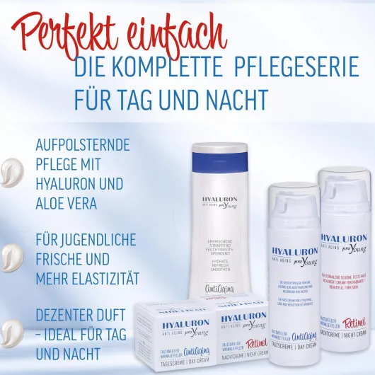 Hyaluron proYoung Faltenfiller Gesichtscreme 140 ml Spender