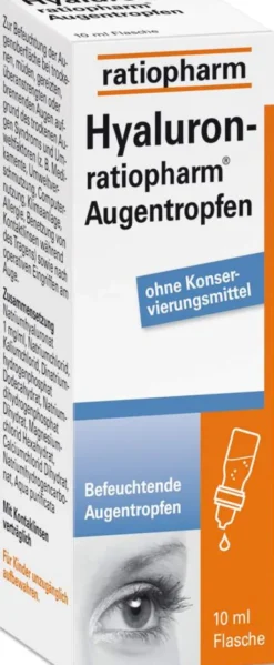 Hyaluron-ratiopharm 10 ml Augentropfen