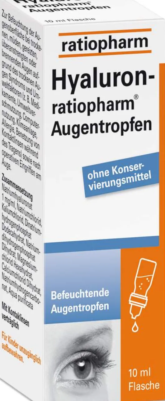 Hyaluron-ratiopharm 10 ml Augentropfen