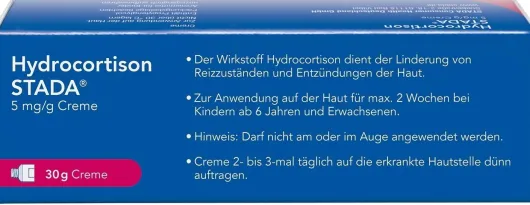 Hydrocortison Stada 5 mg je g 30 g Creme