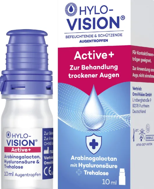 Hylo-Vision Active+ 10 ml Augentropfen