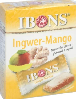 Ibons Ingwer Mango Box Kaubonbons 60 G