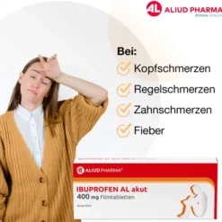 Ibuprofen Al Akut 400 mg 20 Filmtabletten