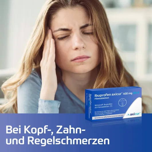 Ibuprofen Axicur 400 mg Akut 10 Filmtabletten