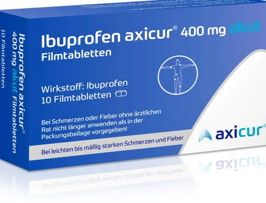 Ibuprofen Axicur 400 mg Akut 10 Filmtabletten