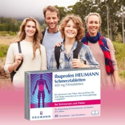 Ibuprofen Heumann Schmerztabletten 400mg 20 Filmtabletten