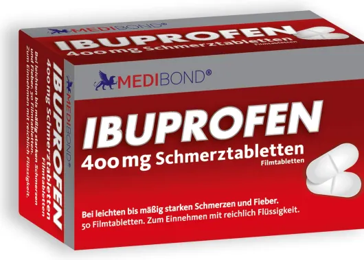 Ibuprofen Medibond 400mg Schmerztabletten 50 Stück