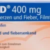 Ibutad 400 mg Gegen Schmerzen und Fieber 20 Filmtabletten