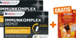 Immunkomplex Depot Medibond 2 x 30 Kapseln + gratis Wärmepflaster 13 x 9,5 cm 1 Stück