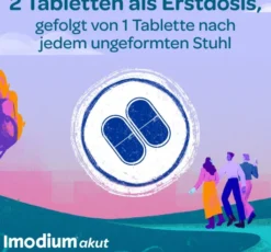 Imodium akut Duo 2 mg 125 mg 12 Tabletten