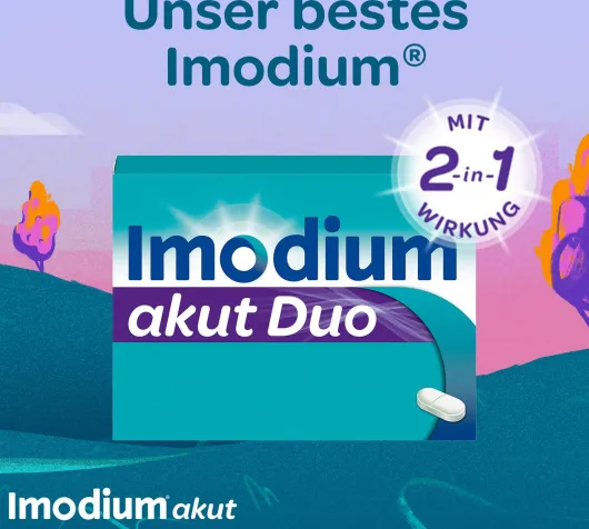 Imodium akut Duo 2 mg 125 mg 12 Tabletten
