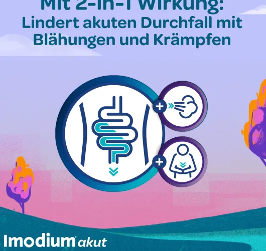 Imodium akut Duo 2 mg 125 mg 12 Tabletten