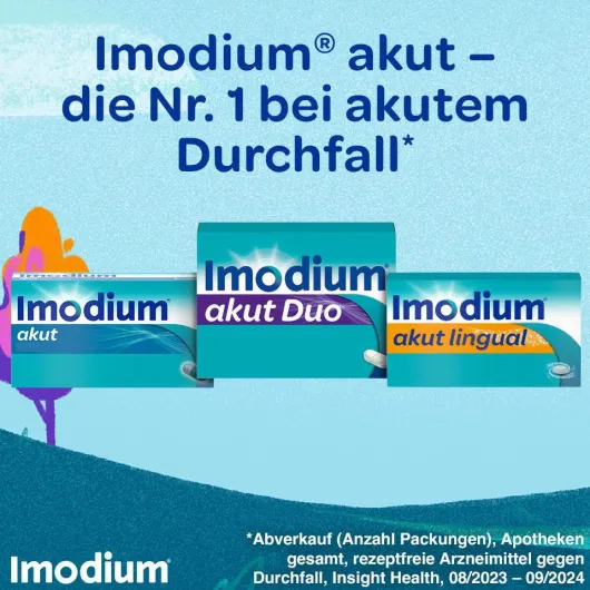 Imodium akut lingual 2 mg 12 Schmelztabletten