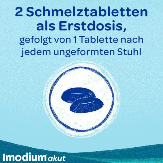 Imodium akut lingual 2 mg 12 Schmelztabletten