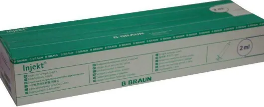 Injekt Solo 2 ml Luer-Ansatz Zentrisch 100 Stück