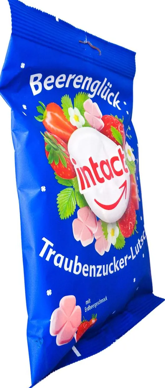 Intact Traubenzucker Lutscher Beerenglück 75g