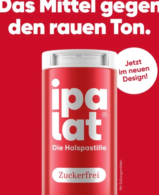 Ipalat Halspastillen zuckerfrei 40 Pastillen