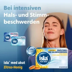 isla med akut Zitrus-Honig 50 Pastillen