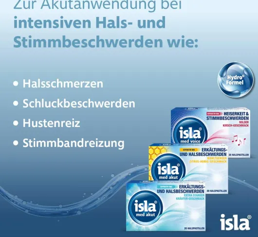 isla med akut Zitrus-Honig 20 Pastillen