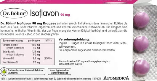 Isoflavon 90 mg Dr. Böhm 60 Dragees