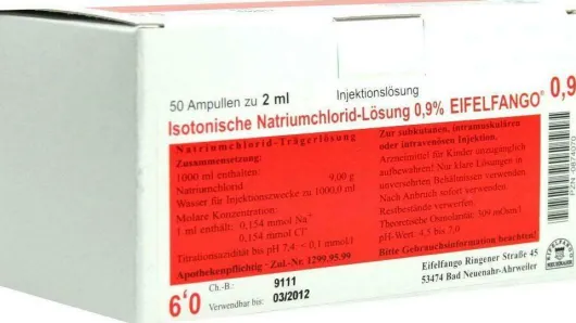 Isotonische Nacl Lösung 0.9% 50x2 ml Ampullen
