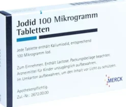 Jodid Merck 100 µg 100 Tabletten