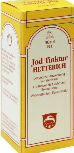 Jodtinktur Hetterich 30 ml Lösung