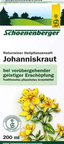 Johanniskraut 200 ml Saft Schoenenberger