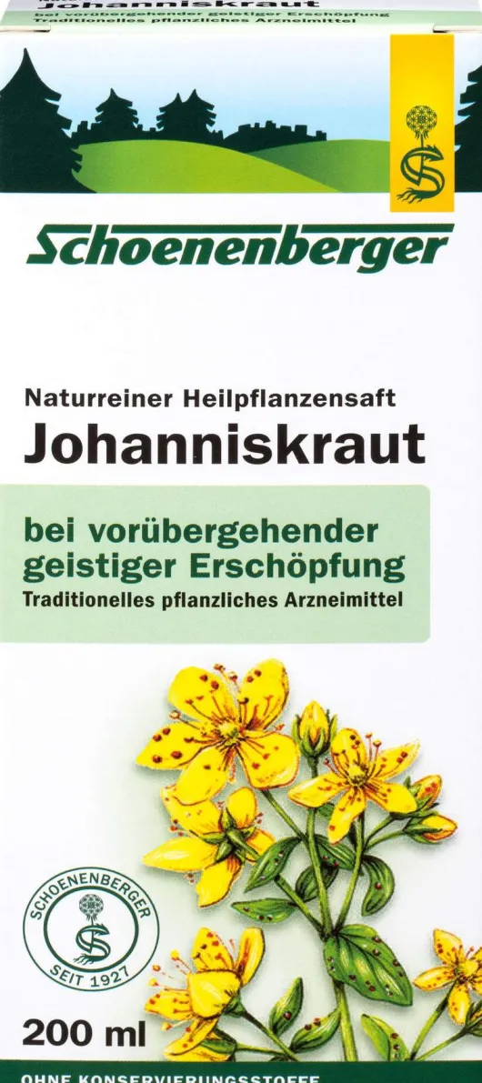 Johanniskraut 200 ml Saft Schoenenberger