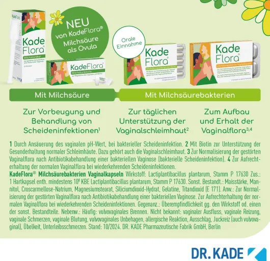 Kadeflora Milchsäurekur Einmal Applikatoren 7 x 2,5 g