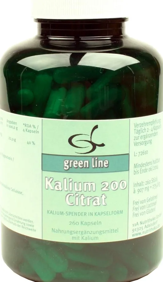 Kalium 200 Citrat 260 Kapseln