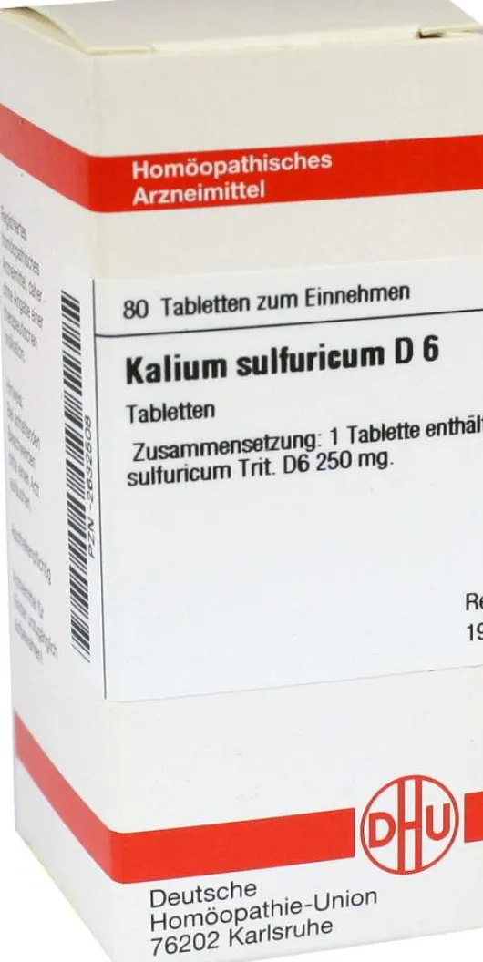 Kalium Sulfuricum D6 Dhu 80 Tabletten