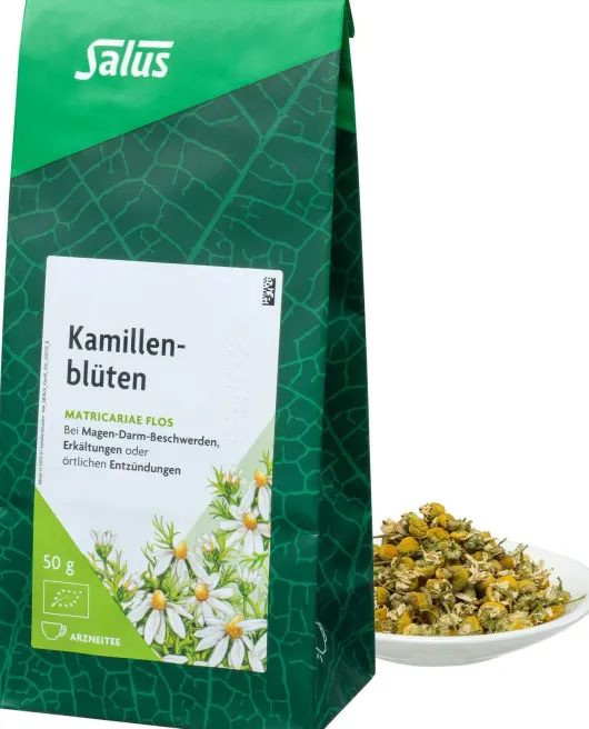 Kamillenblüten Arzneitee Bio Matricariaflos Salus 50 G