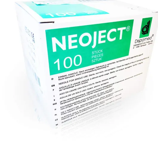 Kanülen Einmal Neoject Gr.18 0,45 X 23 mm 100 Kanülen