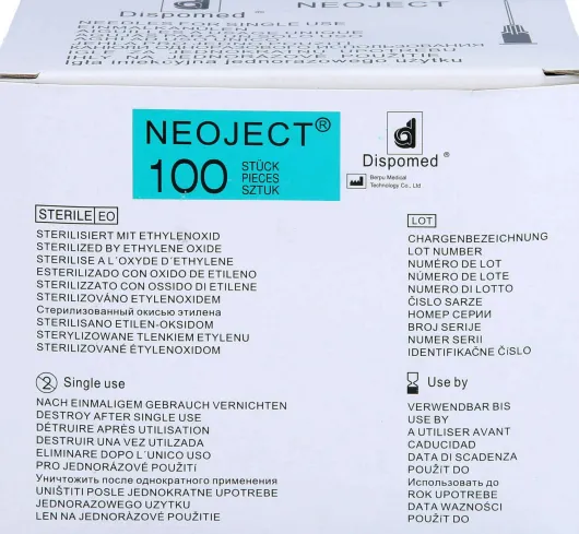 Kanülen Einmal Neoject Gr.1 0,9 X 40 mm 100 Stück