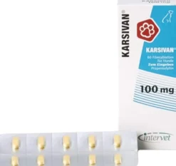 Karsivan 100 mg für Hunde 60 Filmtabletten